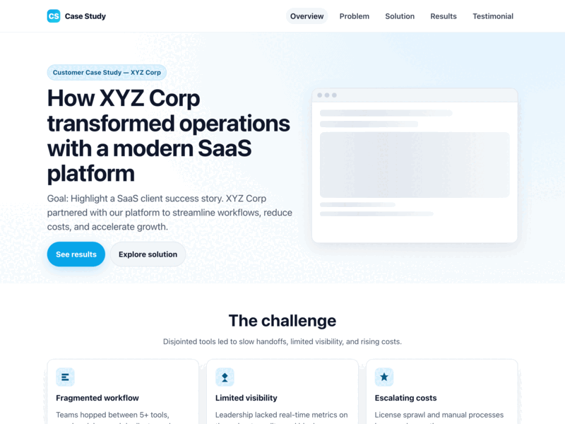 Customer Case Study