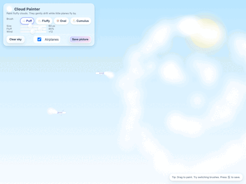 Cloud Painter for Kids