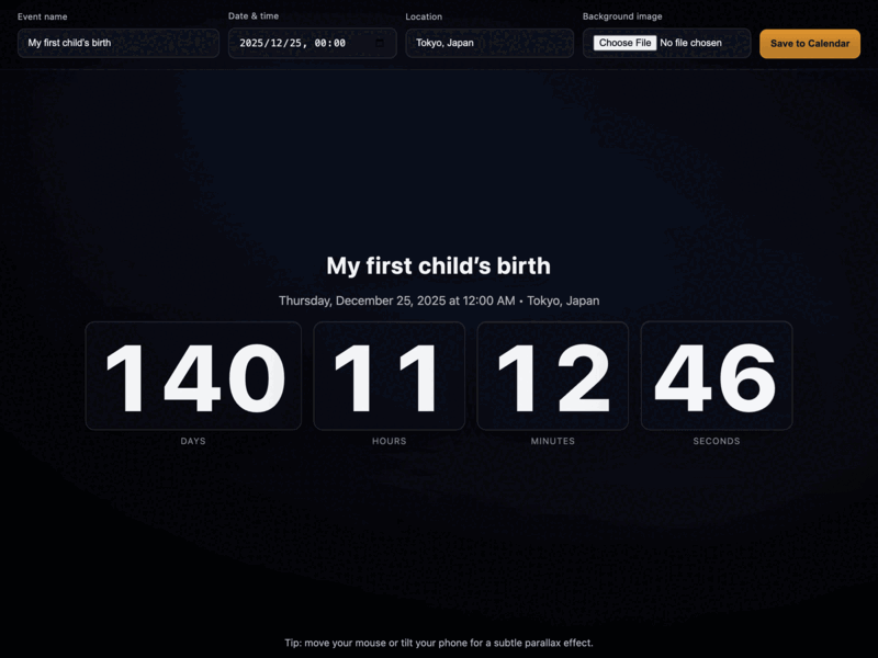 Event Countdown